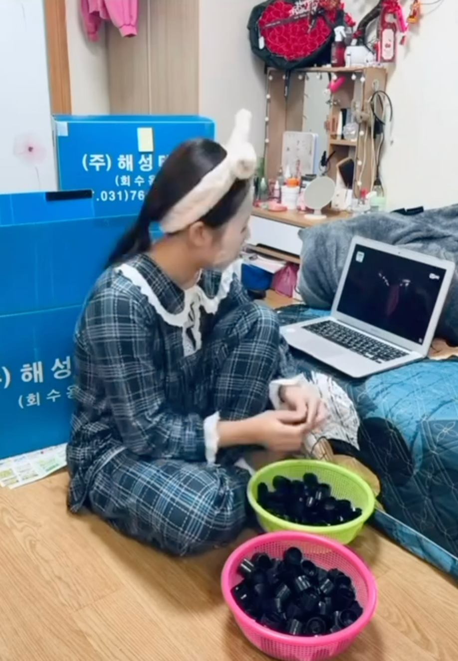 손조립 부업 영상